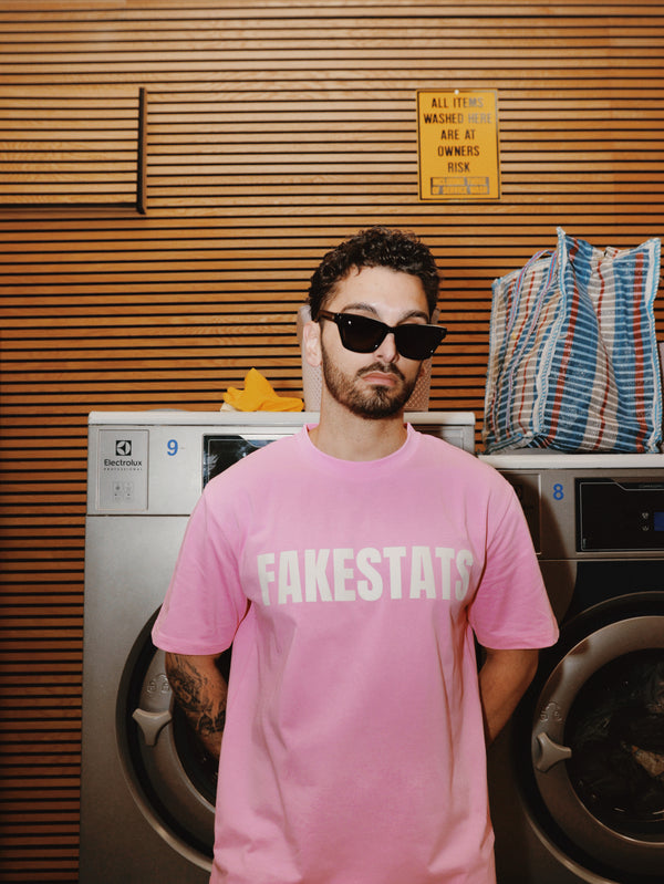 FAKESTATS STAPLE TEE (PINK)