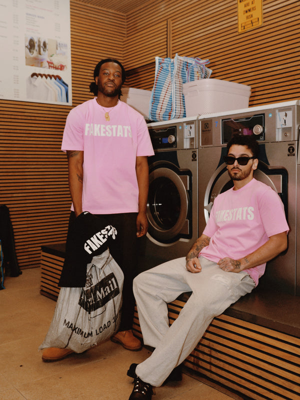 FAKESTATS STAPLE TEE (PINK)